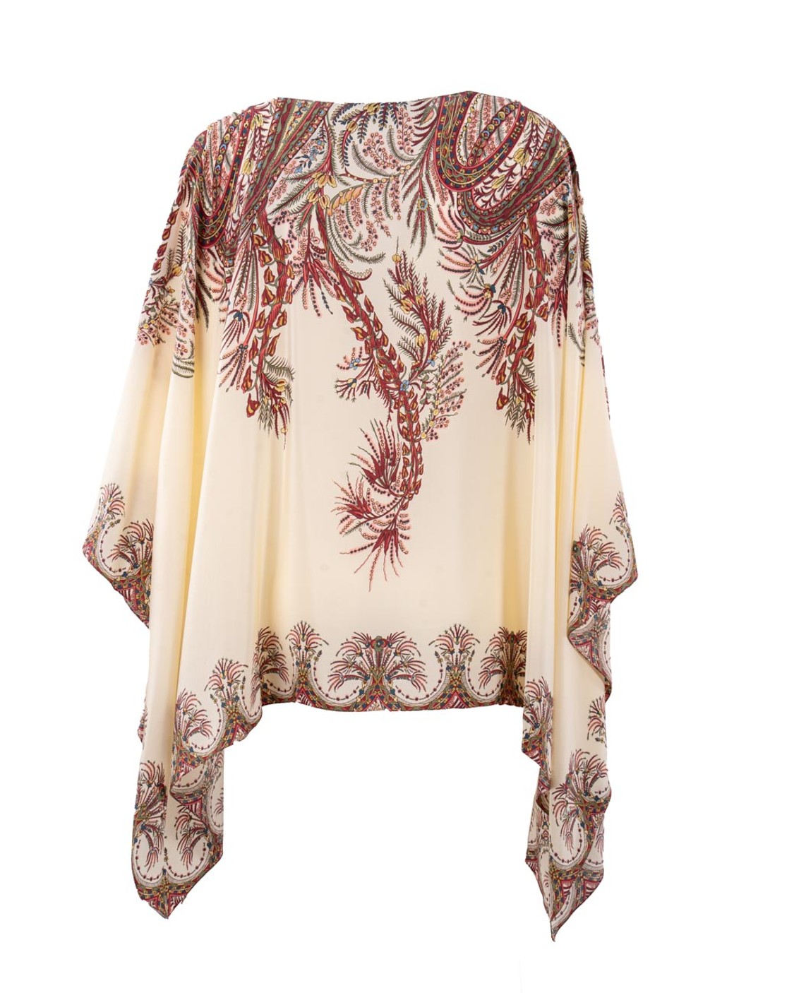 shop ETRO  Poncho: Etro poncho in seta con stampa piazzata.
Vestibilità morbida.
Scollo a barca.
Maniche ampie.
Composizione: 100% seta.
Made in Italy.. WRJA0027 AKB20-X0801 number 1935413
